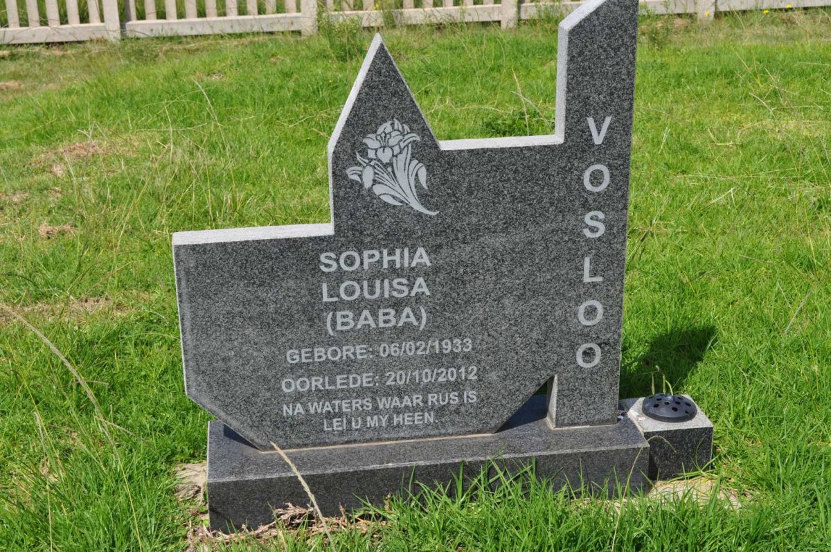 VOSLOO Sophia Louisa 1933-2012