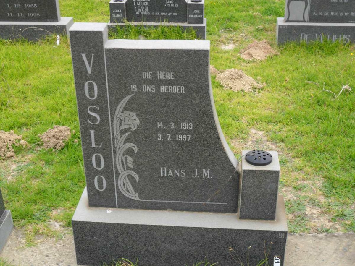 VOSLOO Hans J.M. 1913-1997