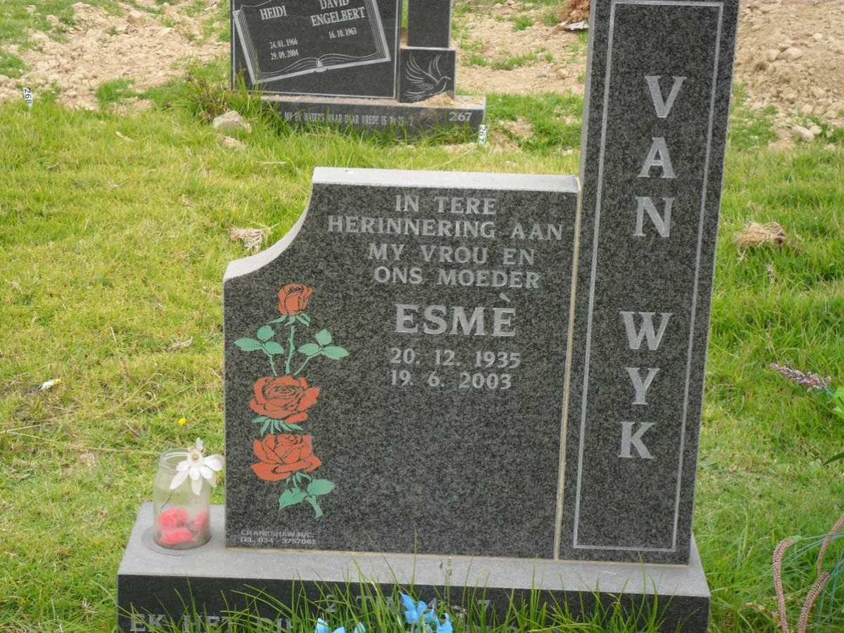 WYK Esmè, van 1935-2003