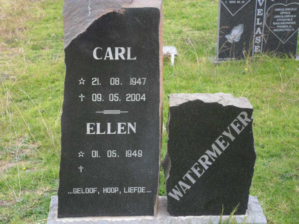 WATERMEYER Carl 1947-2004 &amp; Ellen 1949-