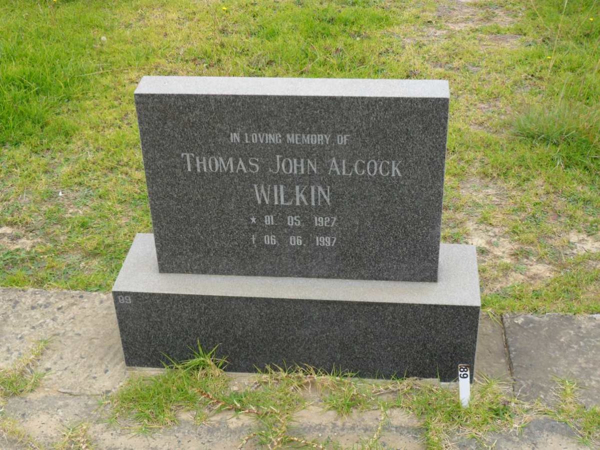 WILKIN Thomas John Alcock 1927-1997