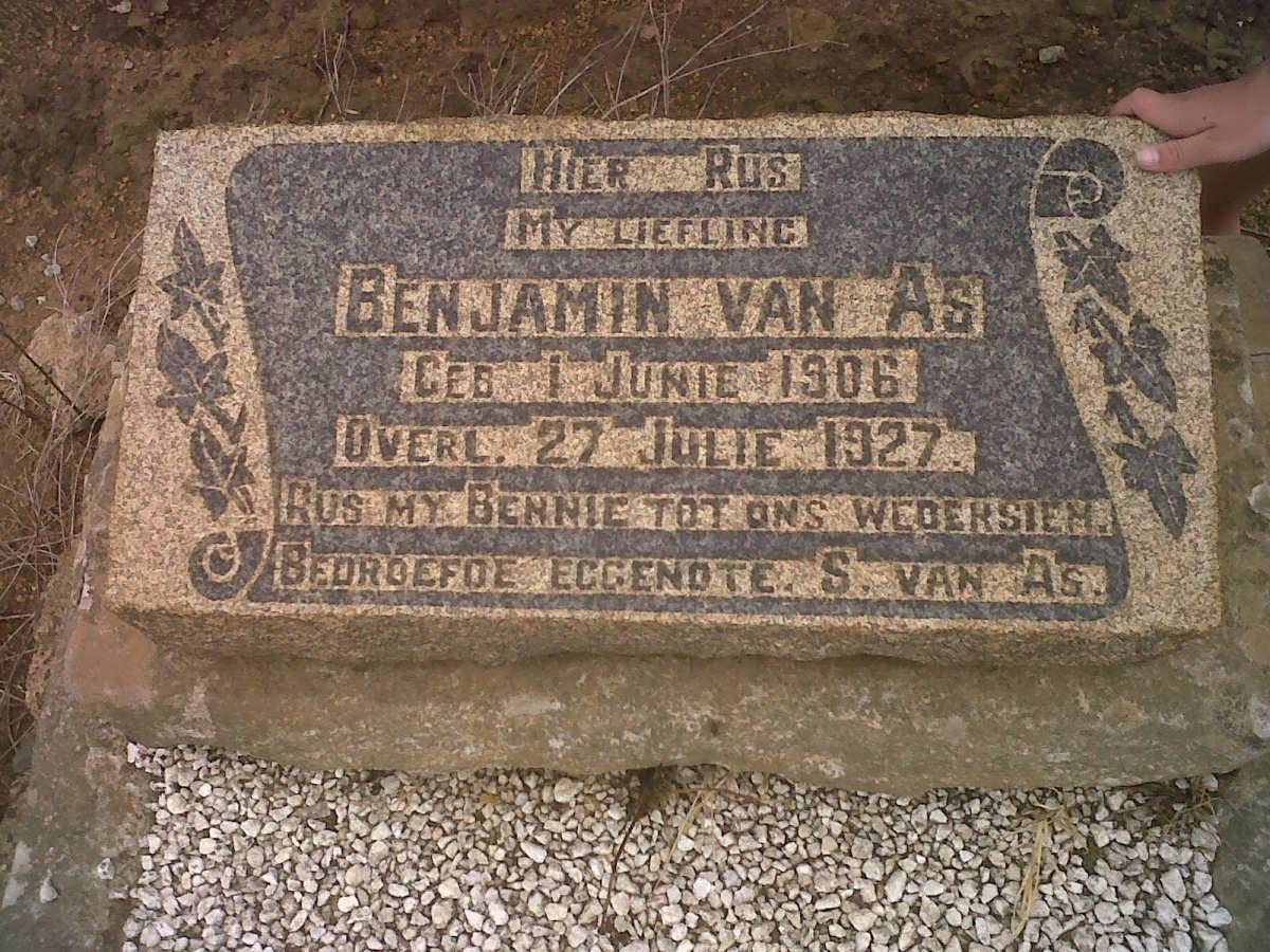 AS Benjamin, van 1906-1927