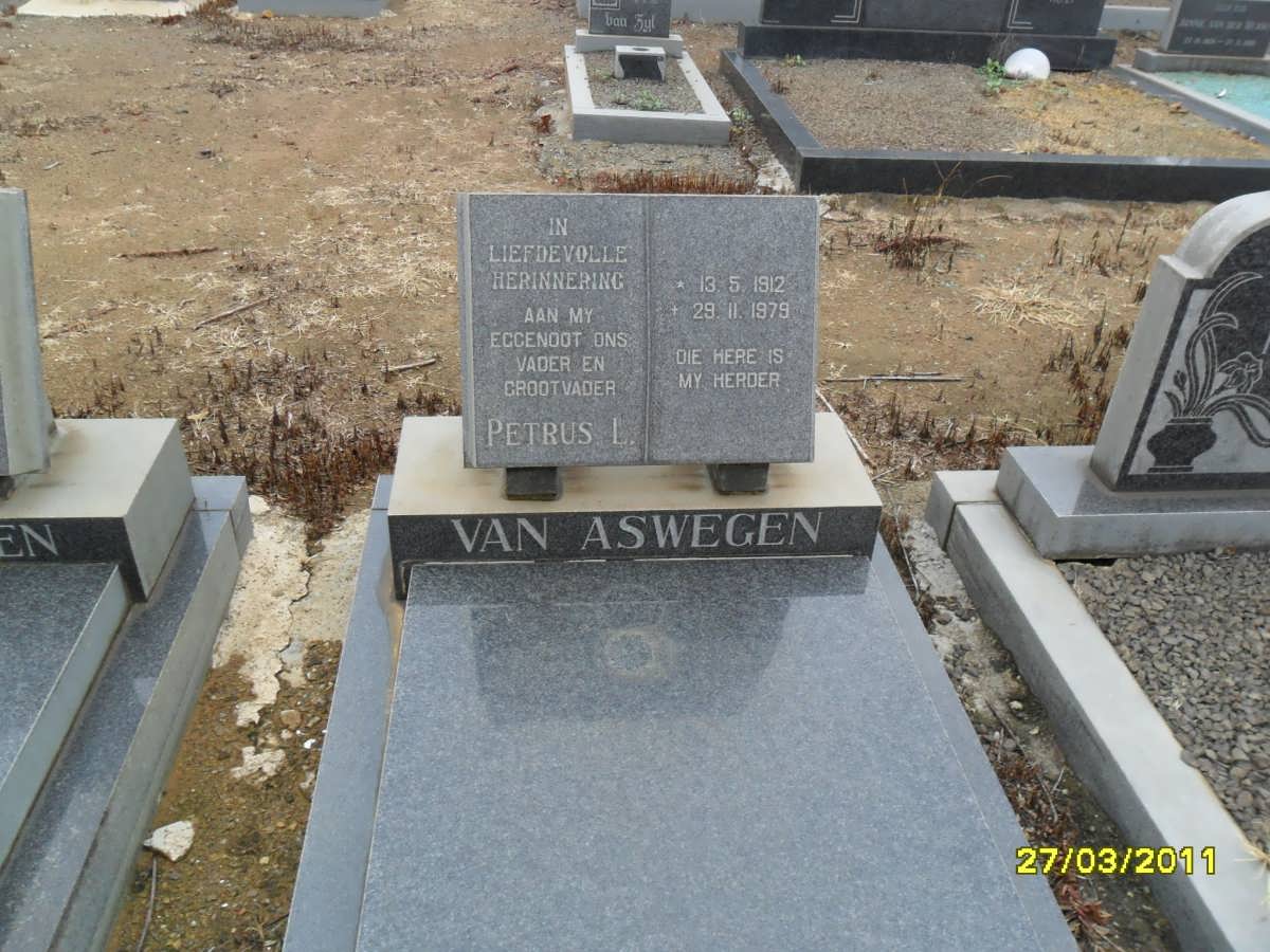 ASWEGEN Petrus L., van 1912-1978