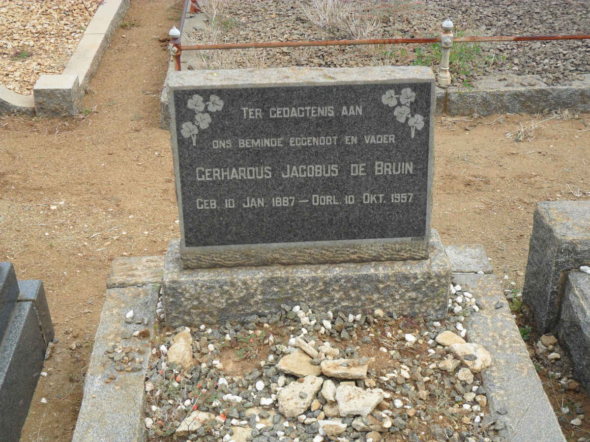BRUIN Gerhardus Jacobus, de 1887-1957