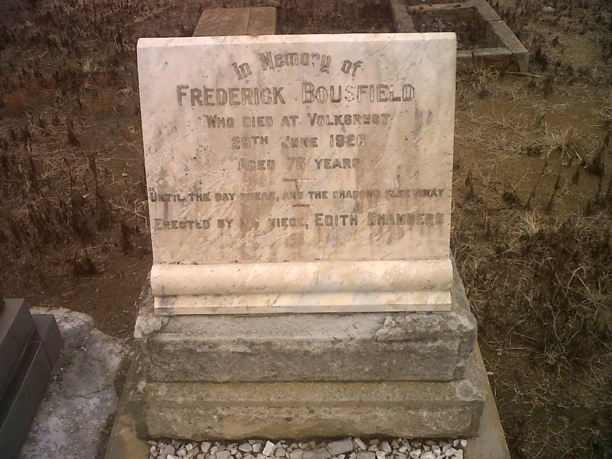 BOUSFIELD Frederick -1926