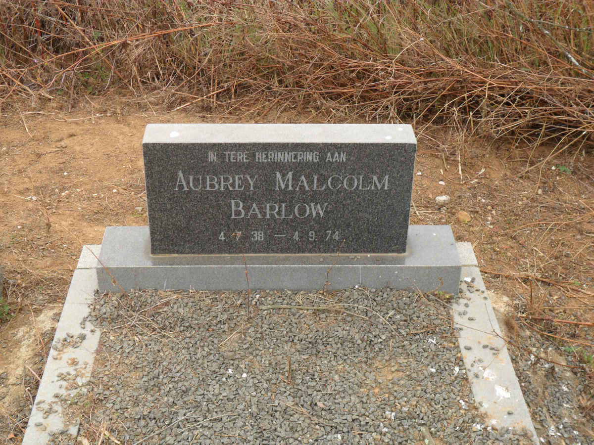 BARLOW Aubrey Malcolm 1938-1974