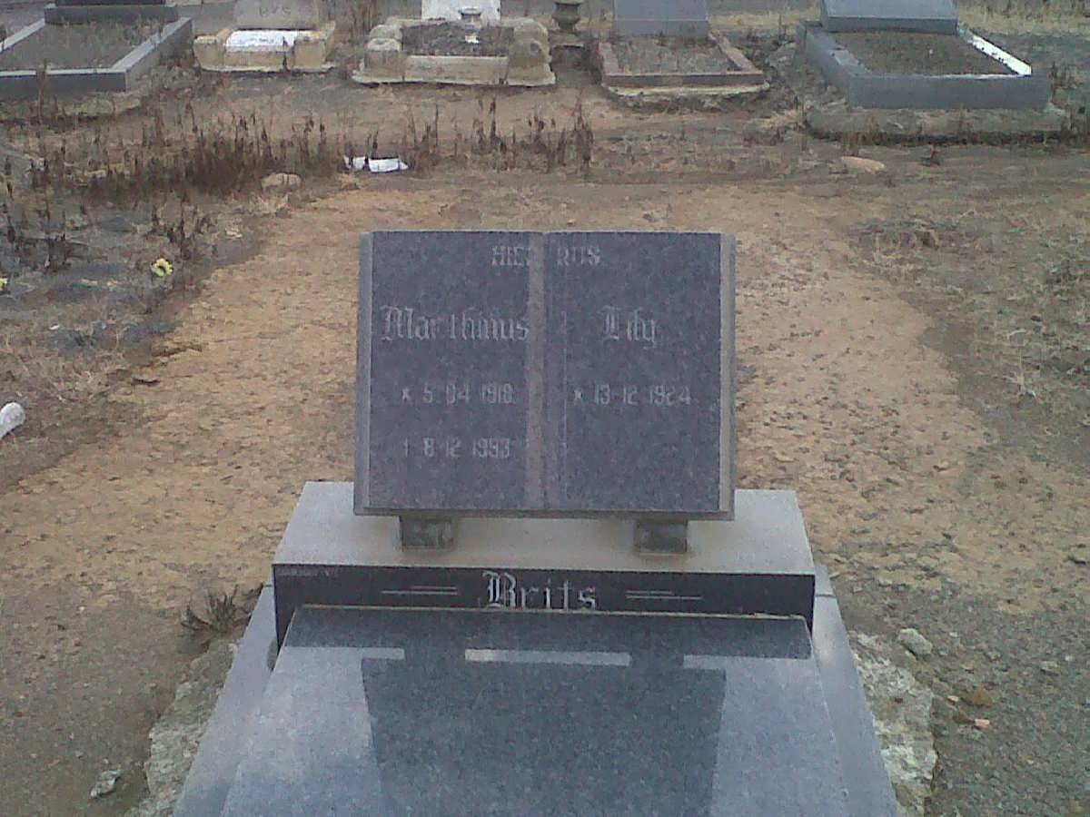 BRITS Marthinus 1918-1993 &amp; Lily 1924-