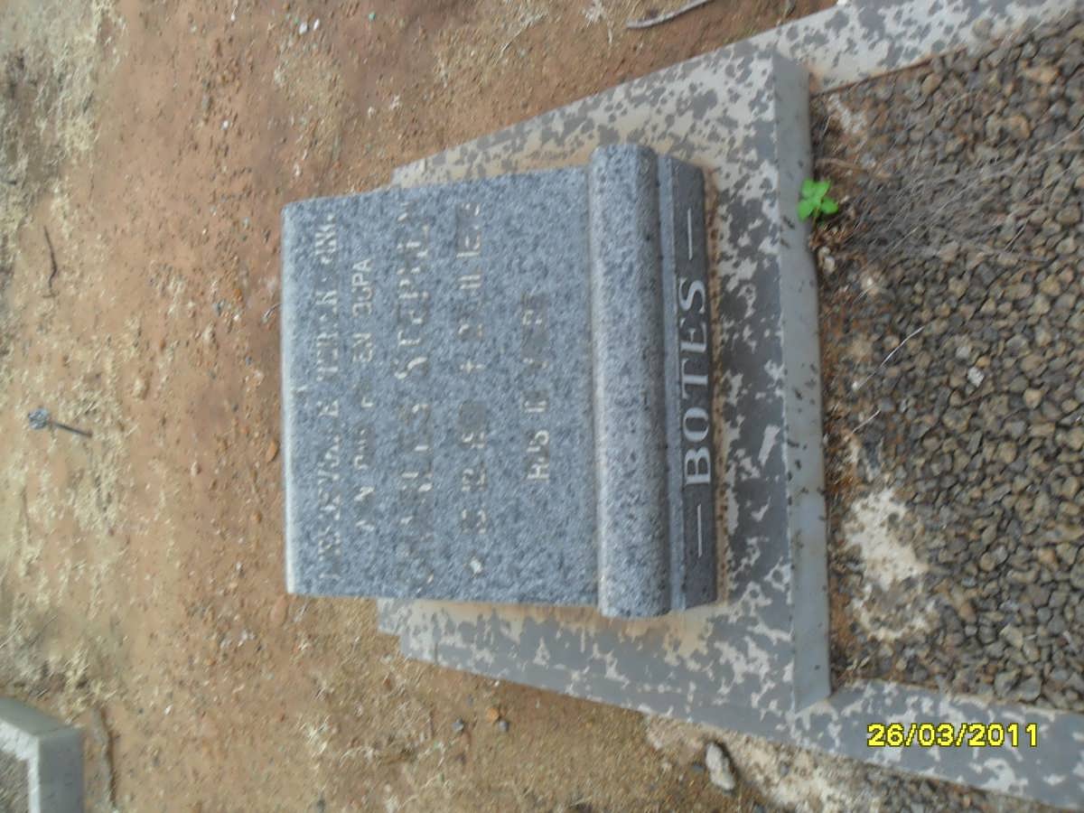 BOTES Charles Stephen 19??-197?