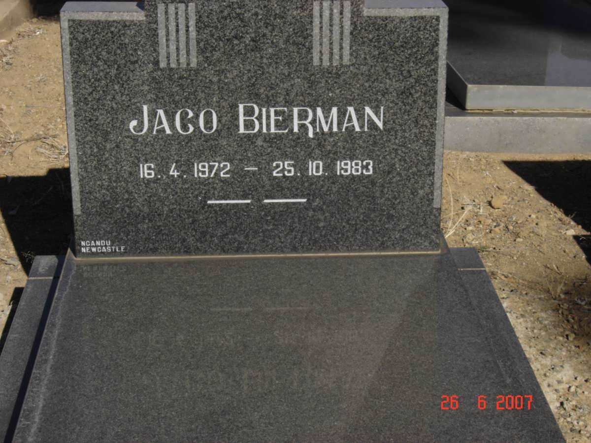 BIERMAN Jaco 1972-1983