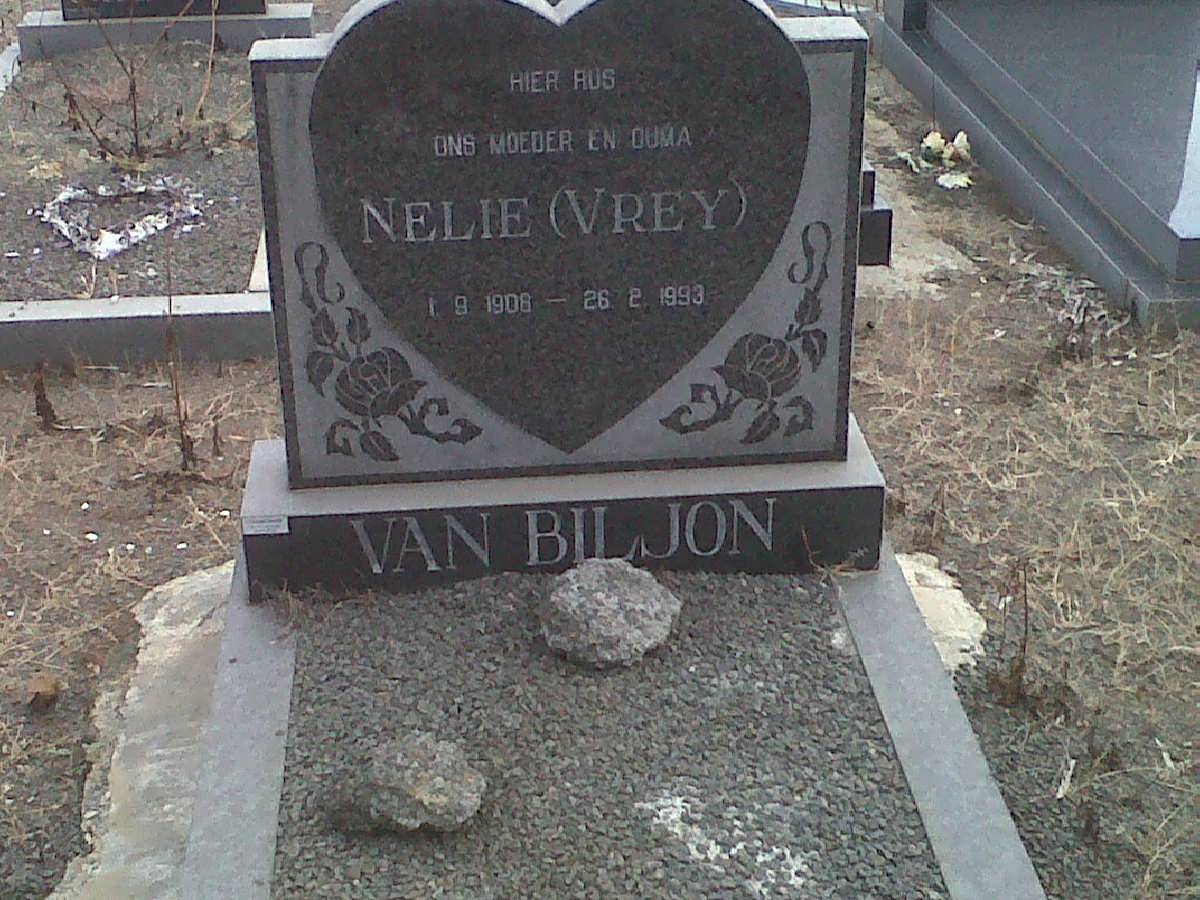 BILJON Nelie, van nee VREY 1908-1993