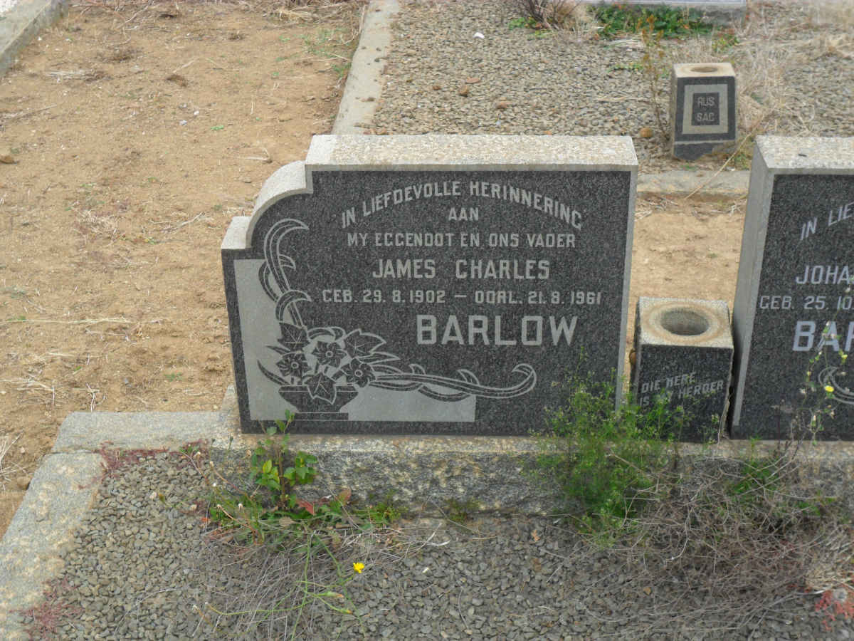 BARLOW James Charles 1902-1961