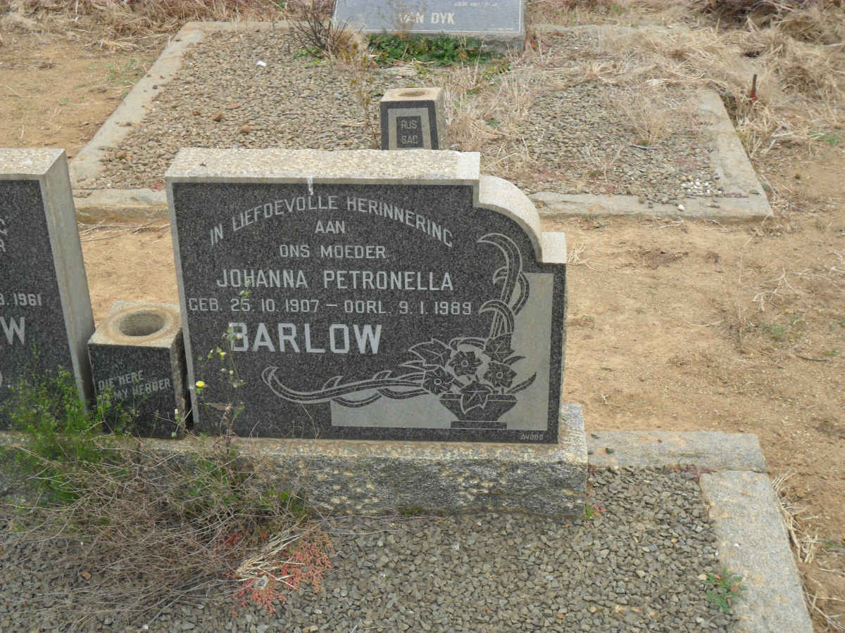 BARLOW Johanna Petronella 1907-1989