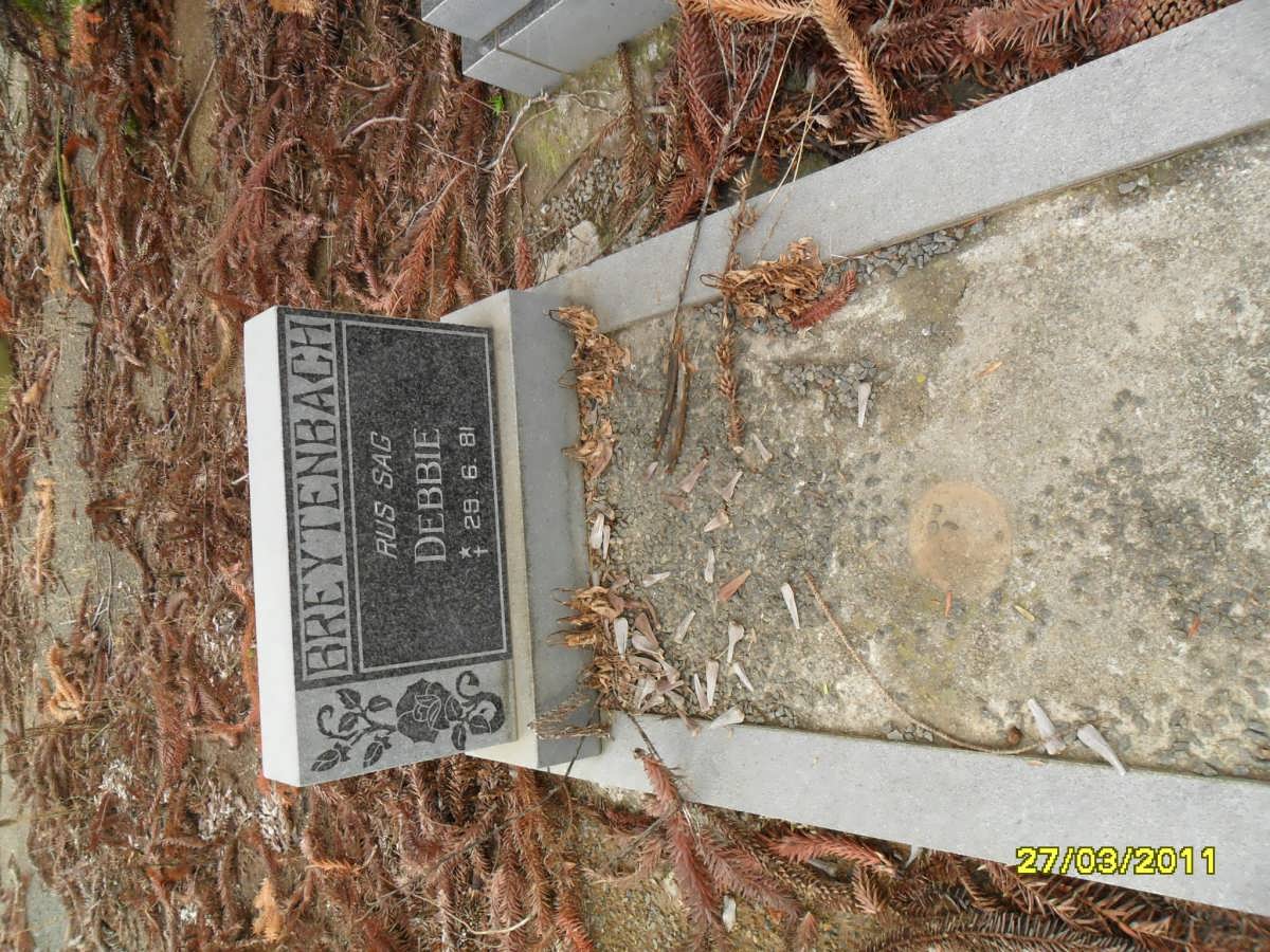 BREYTENBACH Debbie 1981-1981