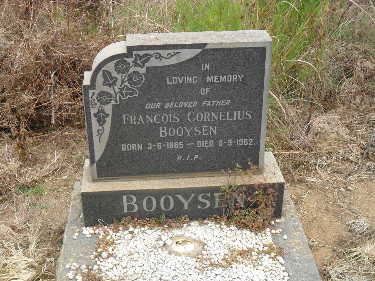 BOOYSEN Francois Cornelius 1885-1962