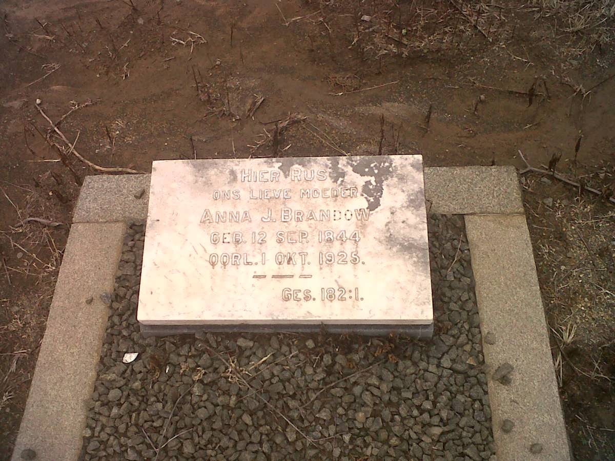 BRANDOW Anna J. 1844-1925