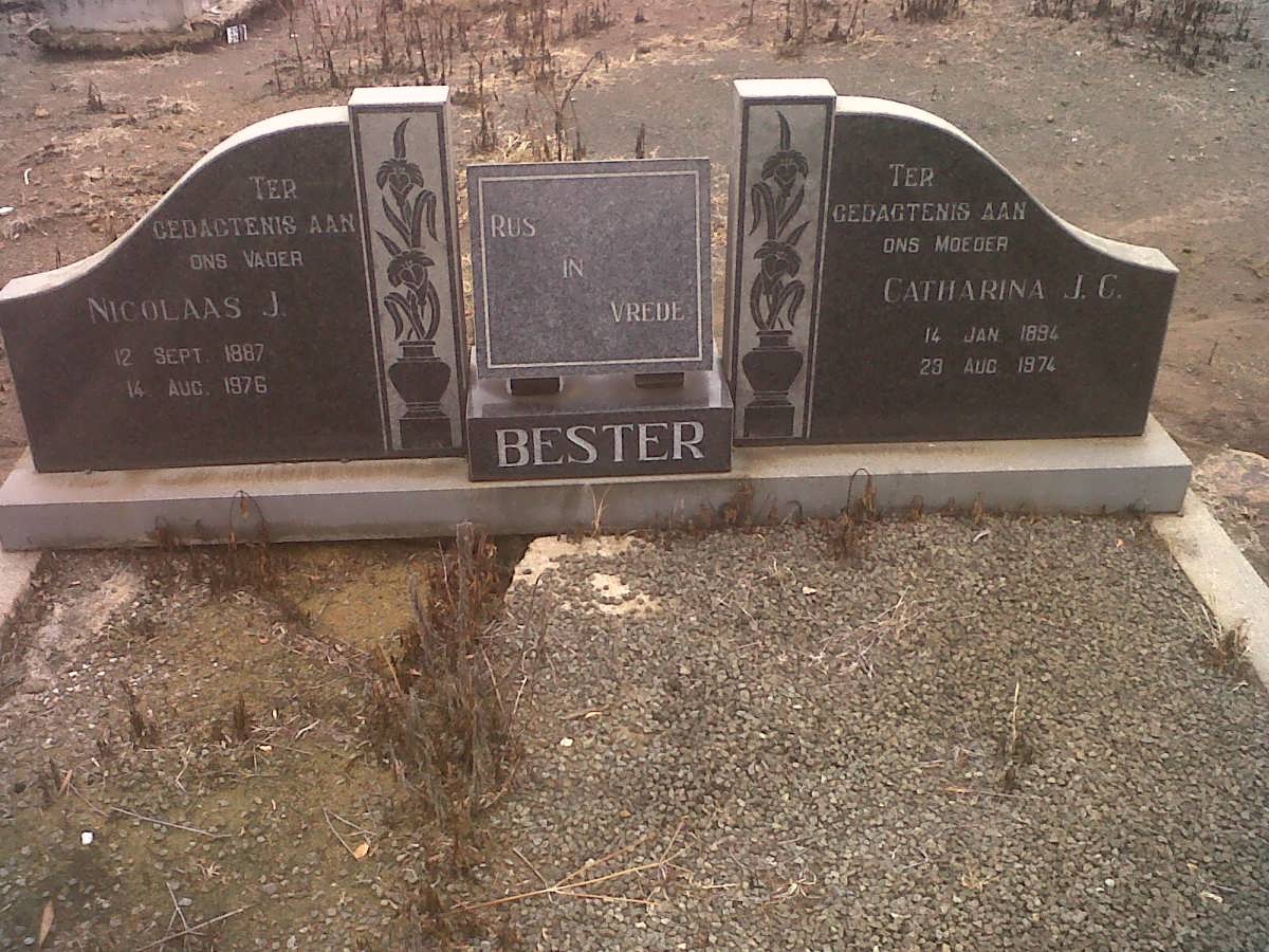 BESTER Nicolaas J. 1887-1976 &amp; Catharina J.C. 1894-1974