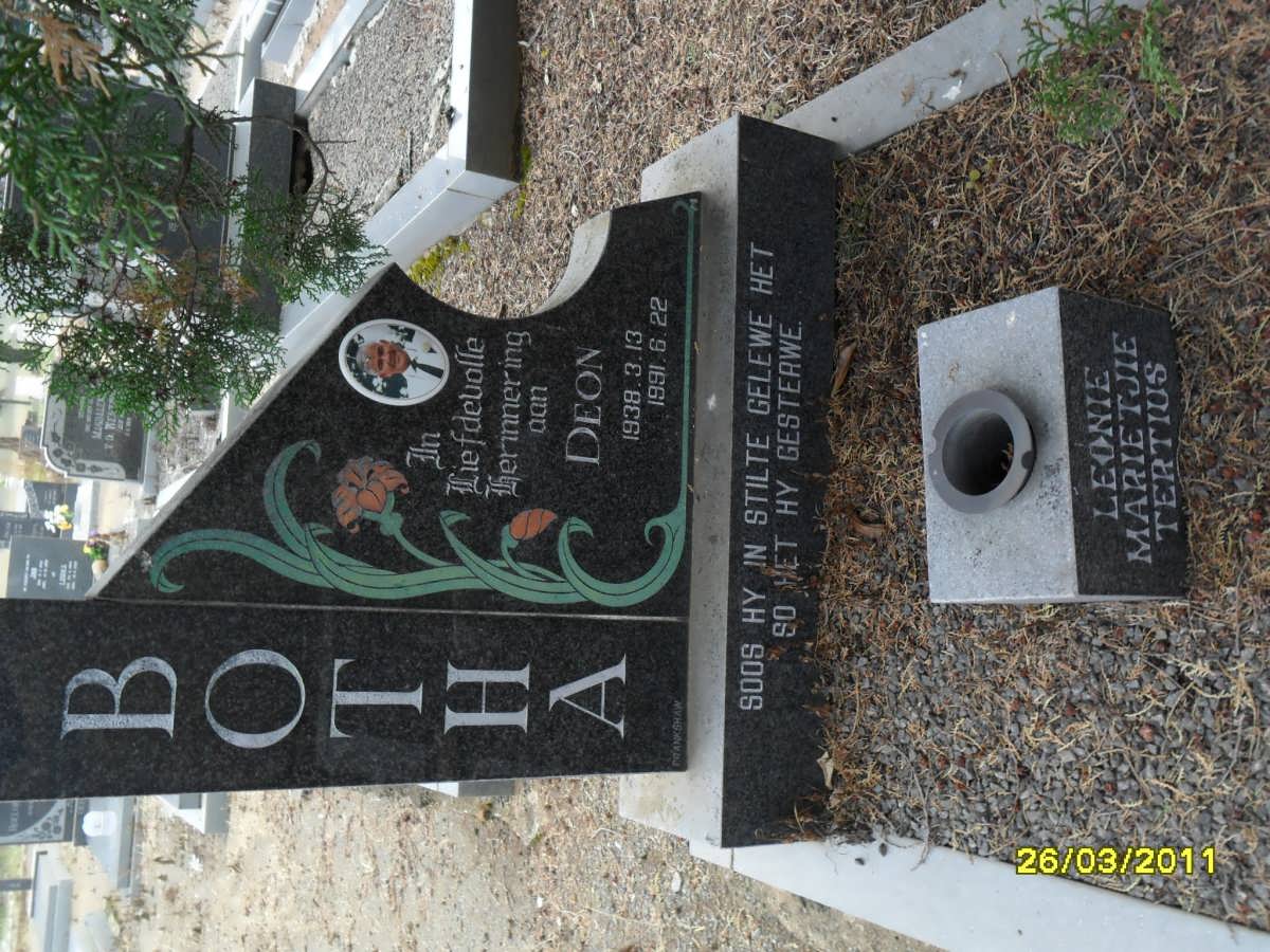 BOTHA Deon 1938-1991