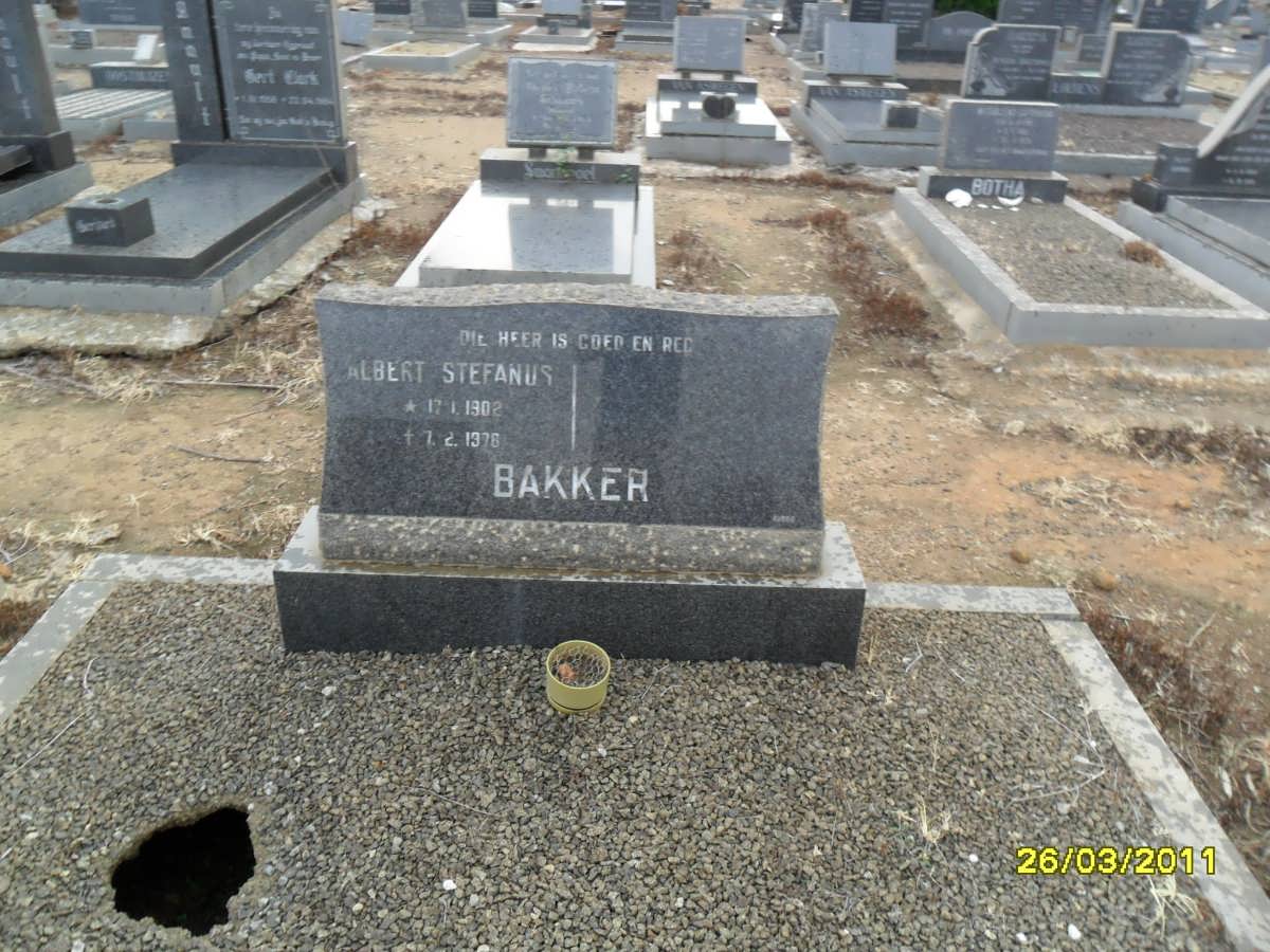 BAKKER Albert Stefanus 1902-1976