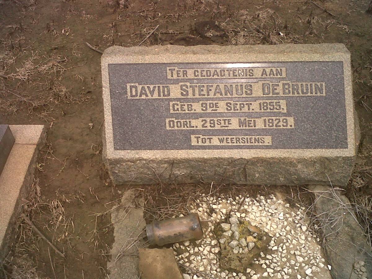 BRUIN David Stefanus, de 1855-1929