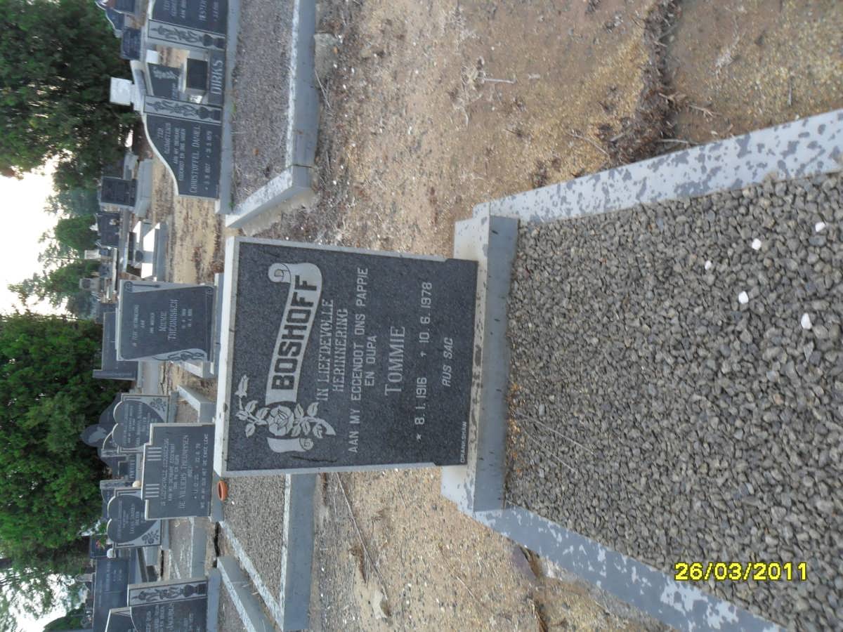 BOSHOFF Tommie 1916-1978