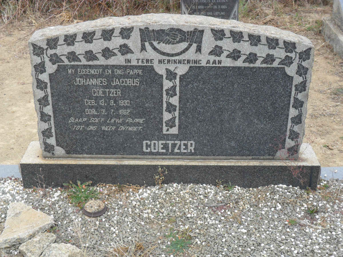COETZER Johannes Jacobus 1930-1962