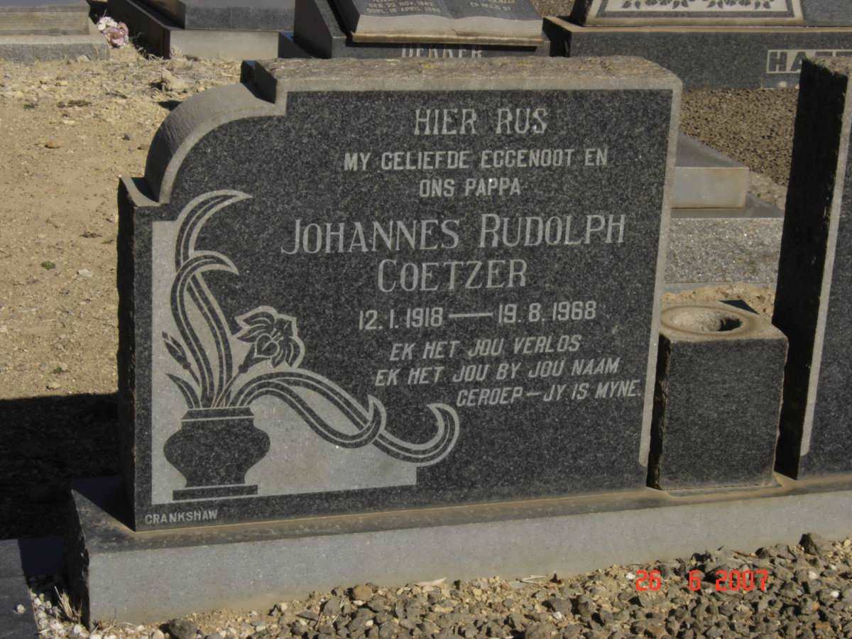 COETZER Johannes Rudolph 1918-1968