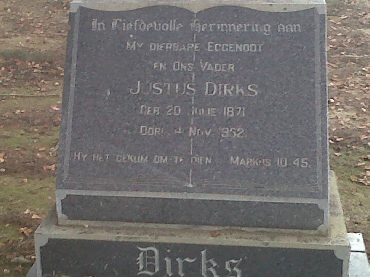 DIRKS Justus 1871-1952