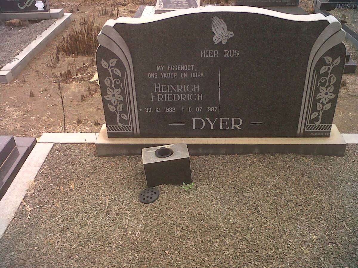DYER Heinrich Friedrich 1932-1987