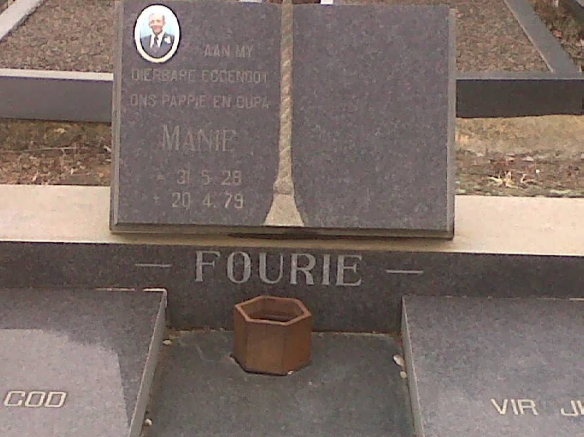 FOURIE Manie 1928-1979