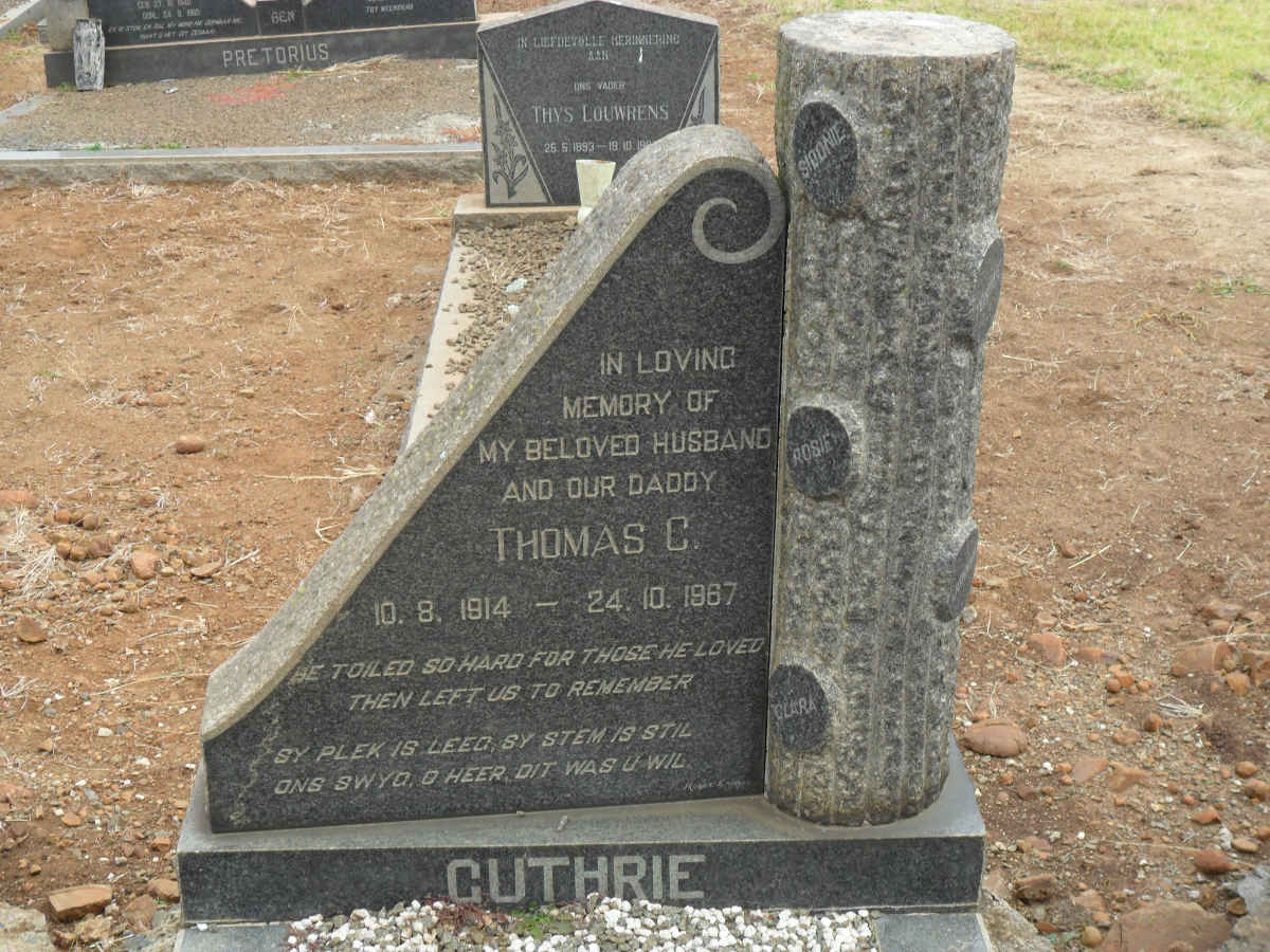 GUTHRIE Thomas C. 1914-1967