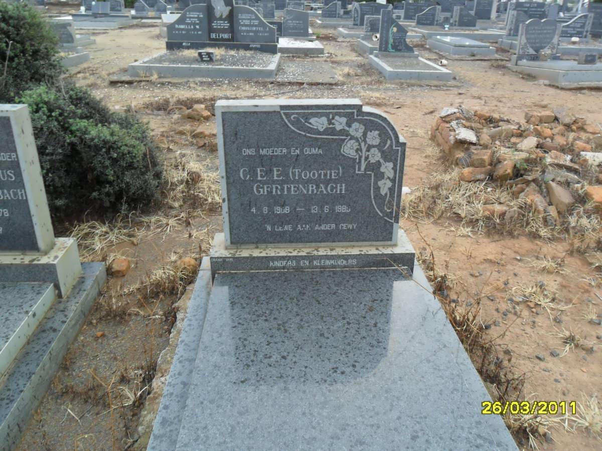GERTENBACH C.E.E. 1908-1980