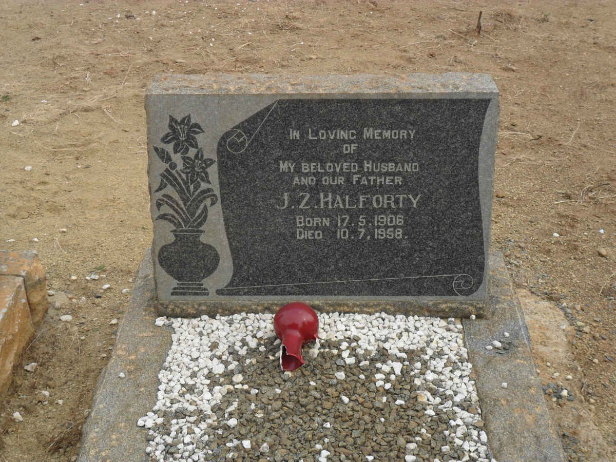 HALFORTY J.Z. 1906-1958
