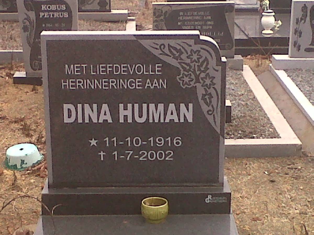 HUMAN Dina 1916-2002