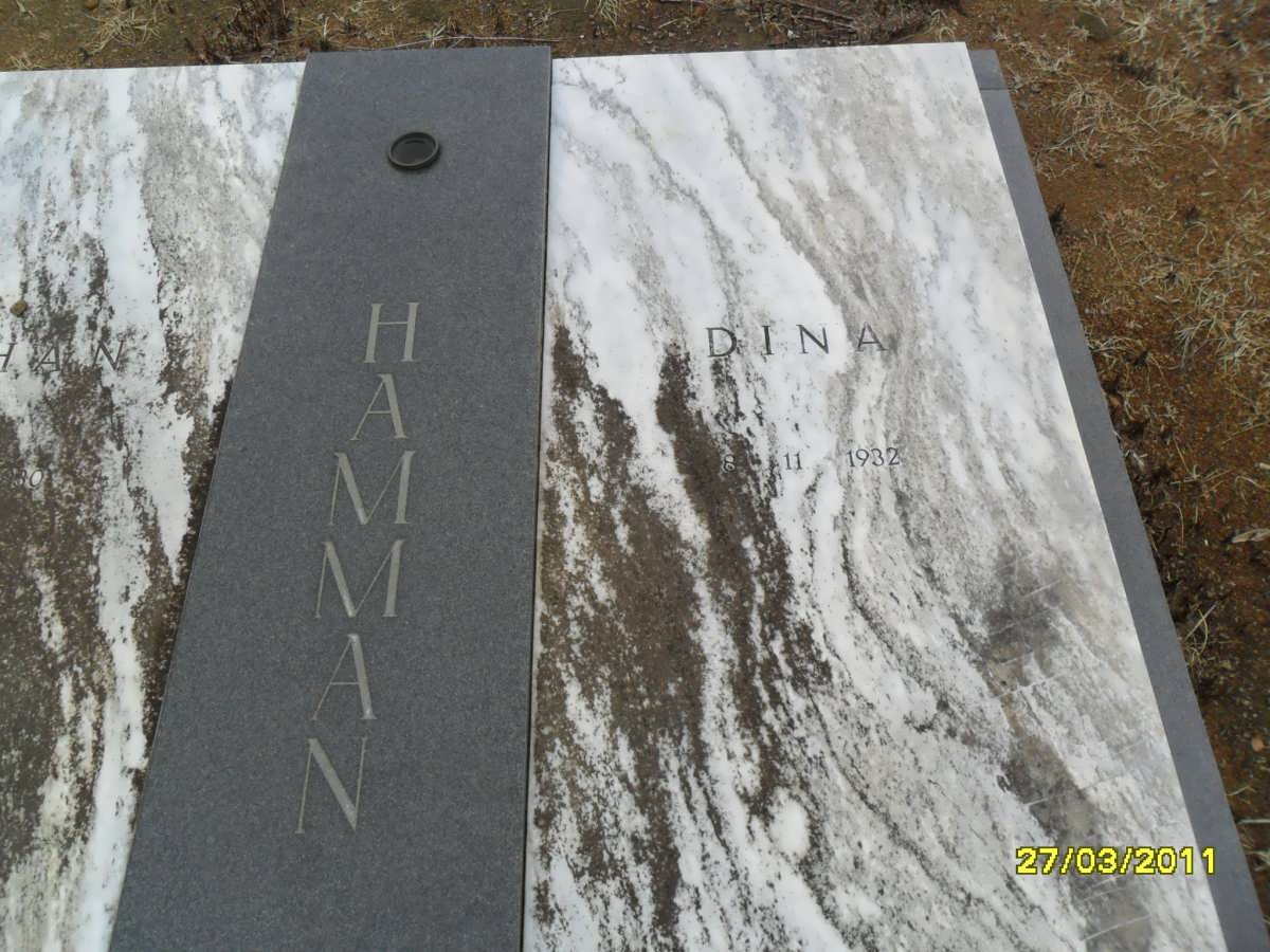 HAMMAN Dina 1932-