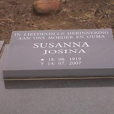 HURTER Susanna Josina 1919-2007