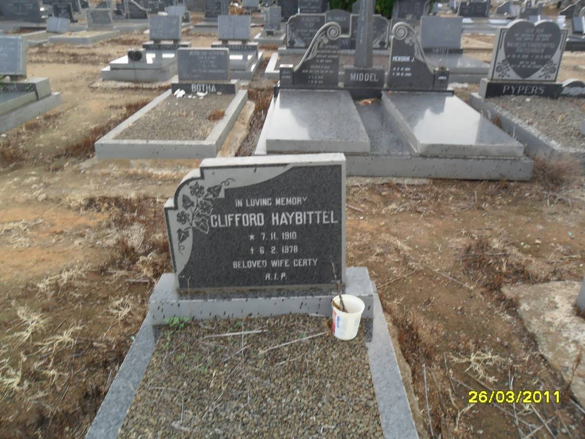HAYBITTEL Clifford 1910-1978