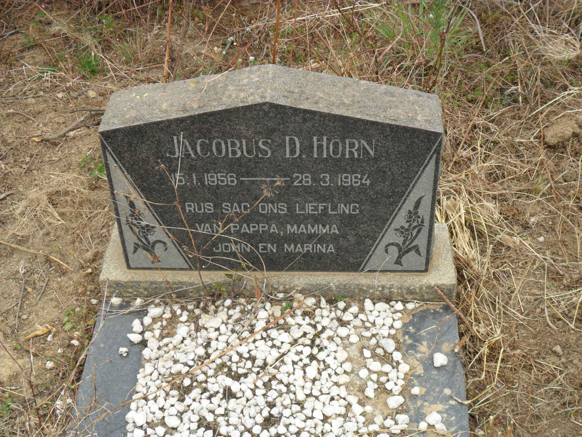 HORN Jacobus D. 1956-1964