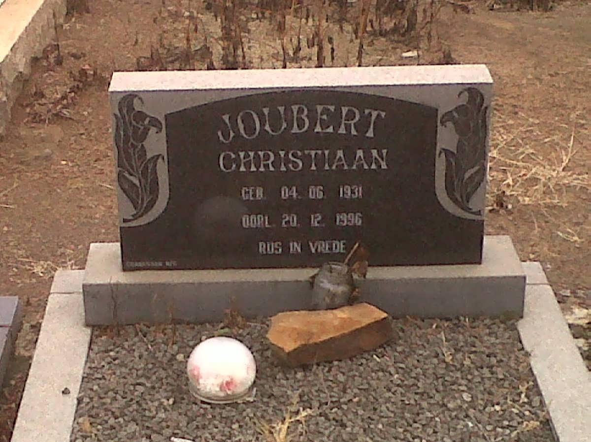 JOUBERT Christiaan 1931-1996