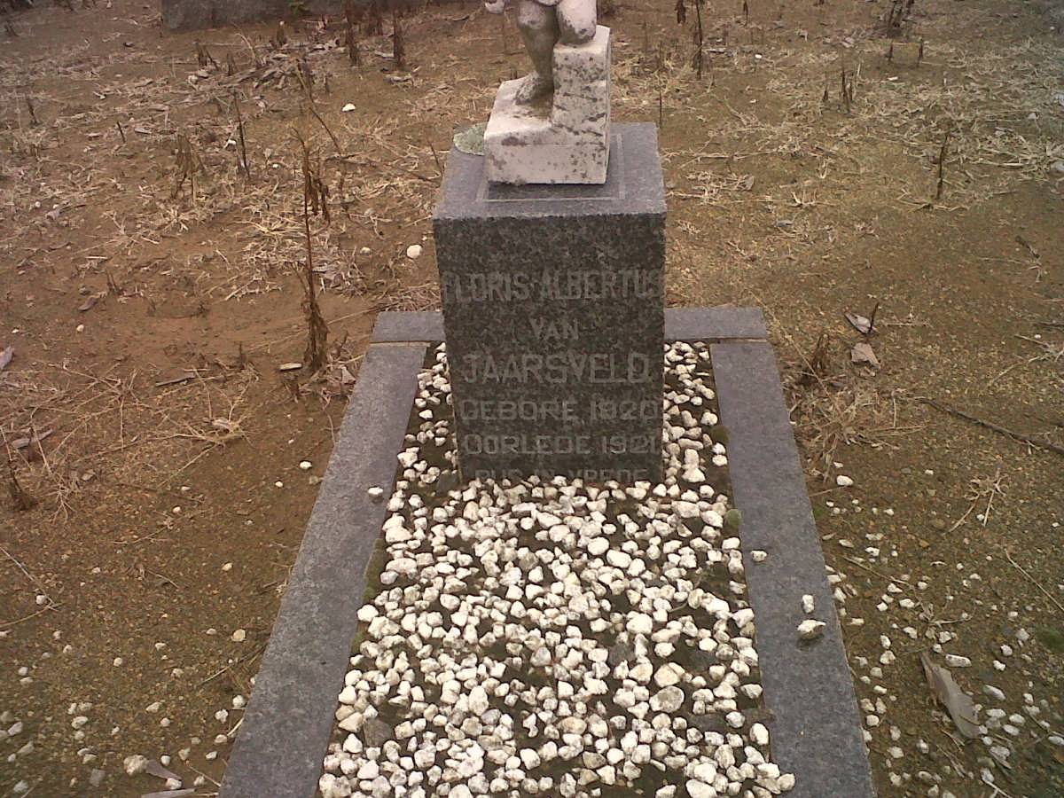 JAARSVELD Floris Albertus, van 1920-1921 