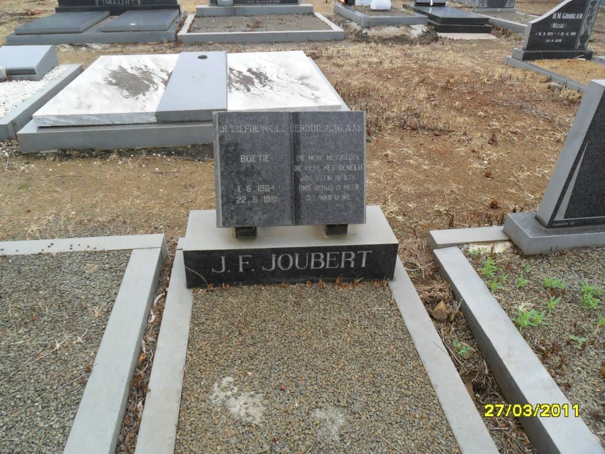 JOUBERT J.F. 1964-1981