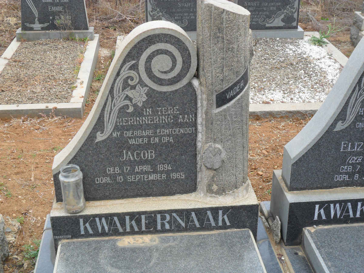KWAKERNAAK Jacob 1894-1965