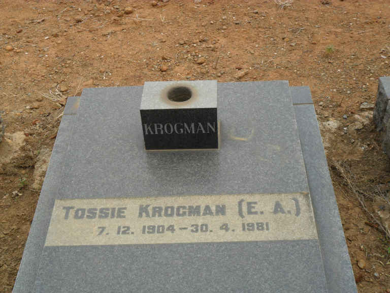 KROGMAN E.A. 1904-1981