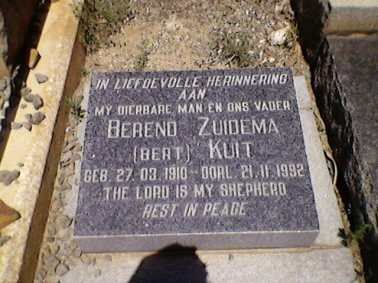 KUIT Berend Zuidema 1910-1992