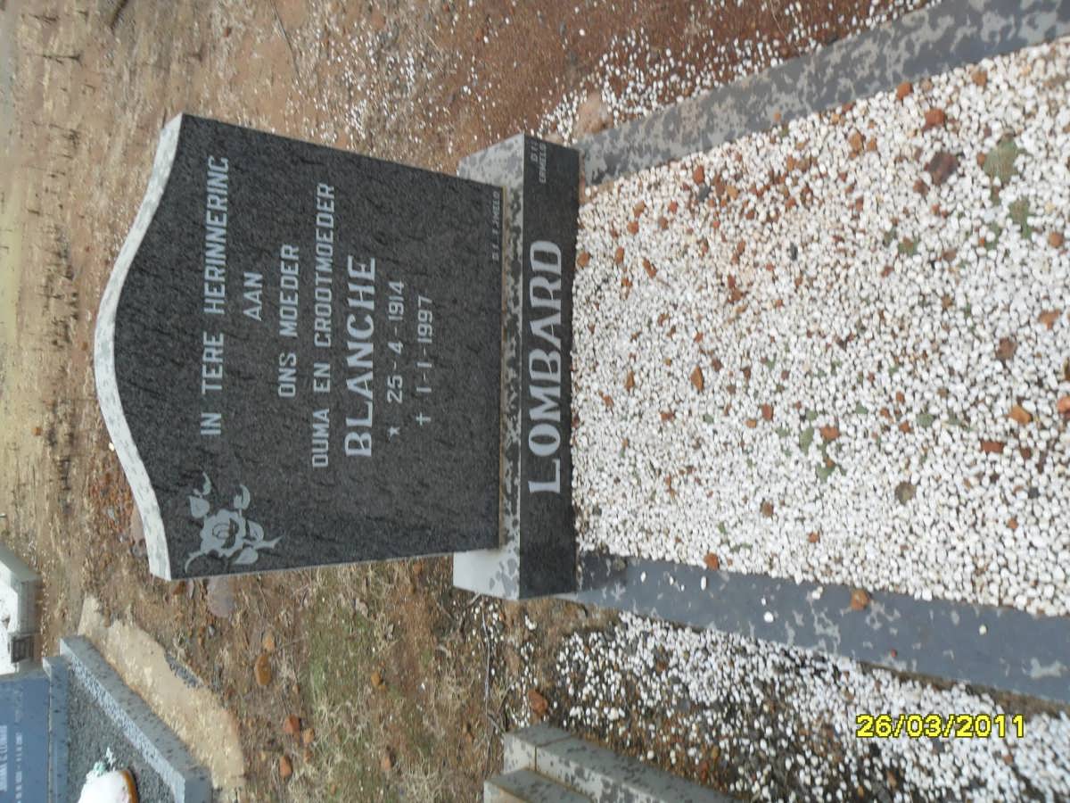 LOMBARD Blanche 1914-1997