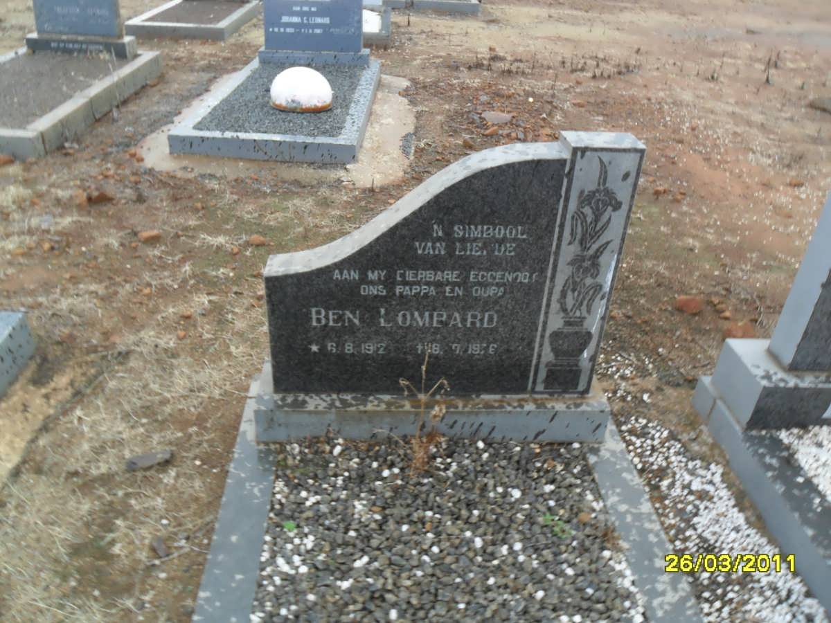 LOMBARD Ben 1912-1976
