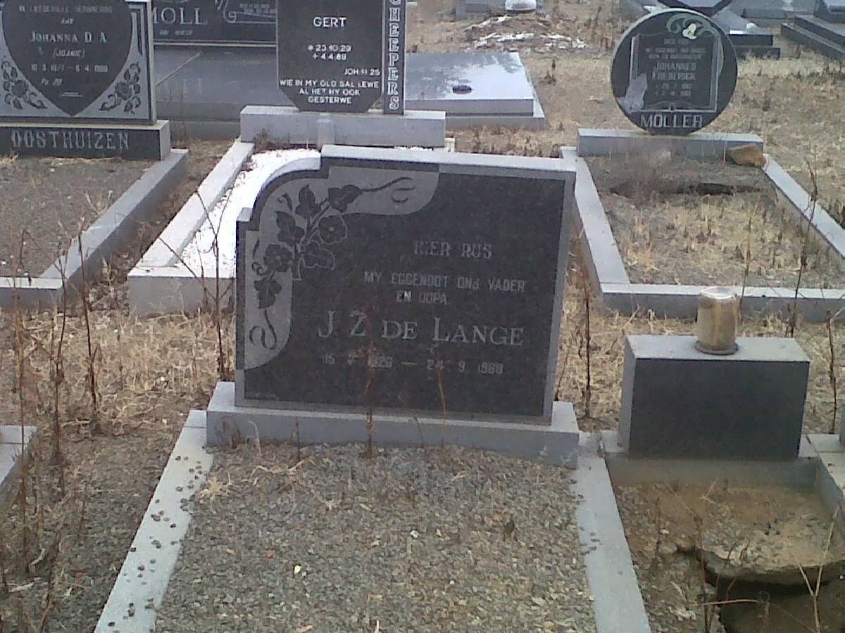 LANGE J.Z., de 1926-1980