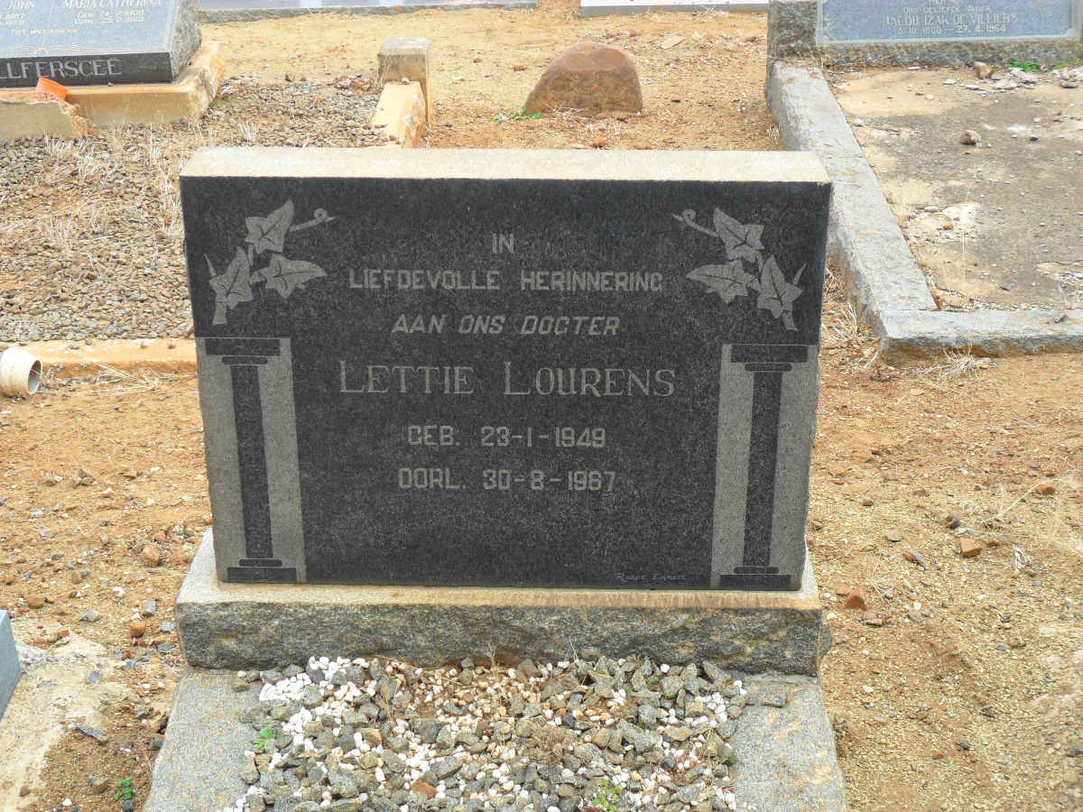 LOURENS Lettie 1949-1967