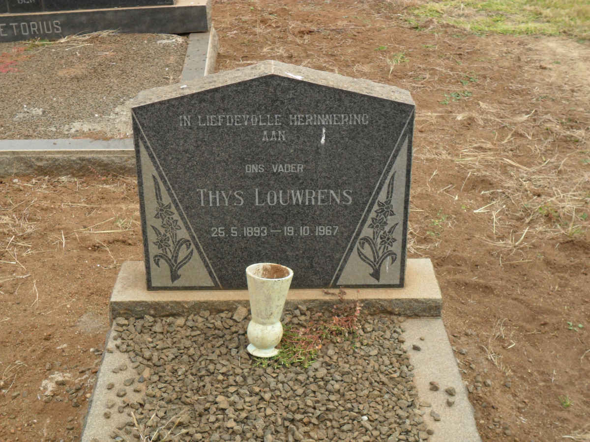 LOUWRENS Thys 1893-1967