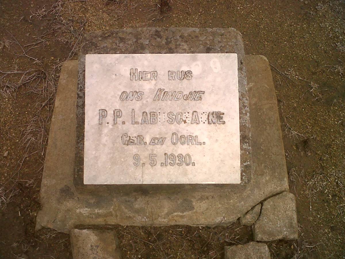 LABUSCHAGNE P.P. 1930-1930
