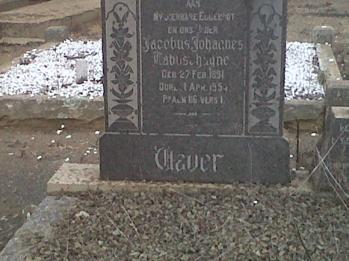 LABUSCHAGNE Jacobus Johannes 1891-1954